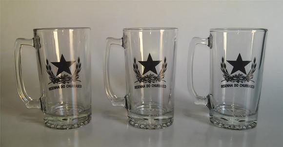Caneca de Vidro Personalizada