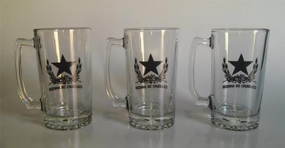 Caneca de Vidro Personalizada