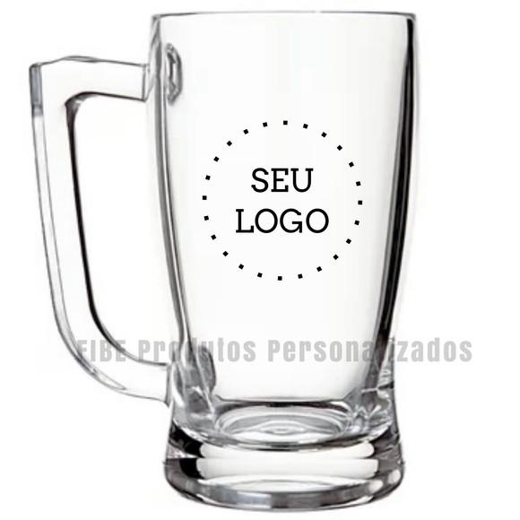 Caneca de Vidro Personalizada