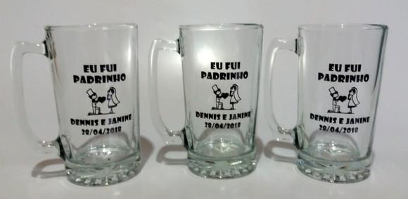 Caneca de Vidro Personalizada