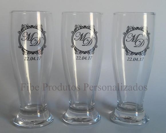 Copo de Vidro 300 ml Tulipa Munich Personalizado
