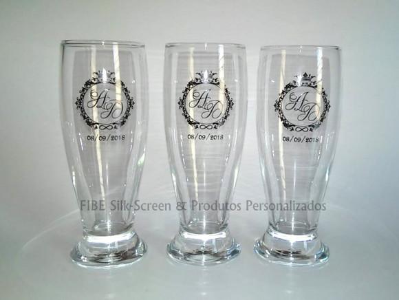 Copo de Vidro 300 ml Tulipa Munich Personalizado