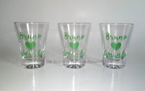 Copo de Vidro Dose Shot Personalizado