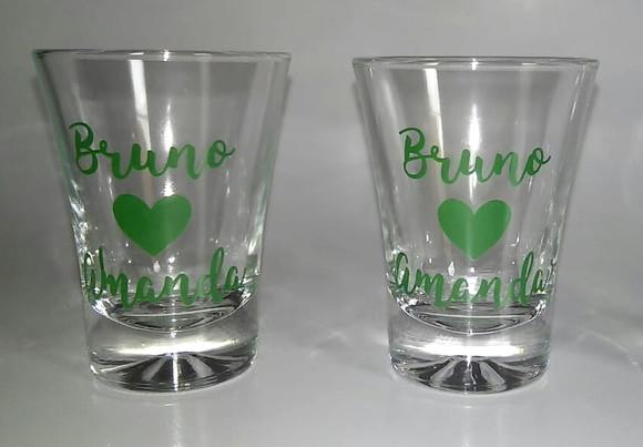 Copo de Vidro Dose Shot Personalizado