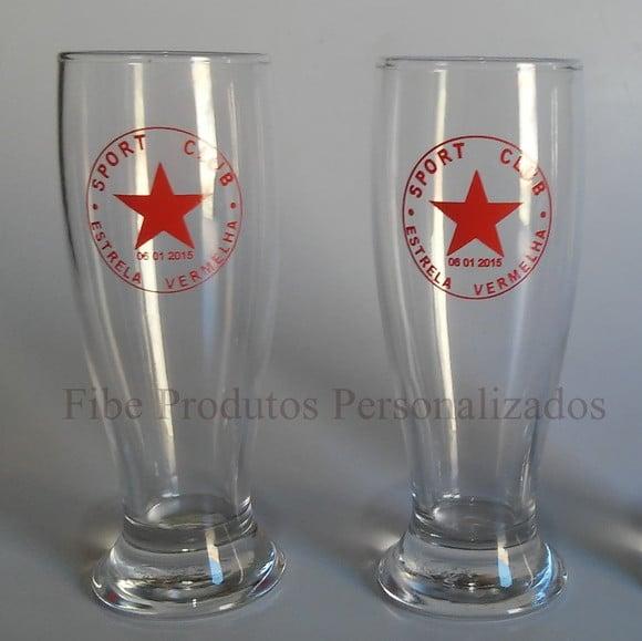 Copo de Vidro para Cerveja Personalizado