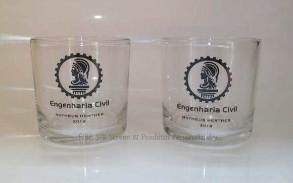 Copo de Vidro para Whisky Personalizado