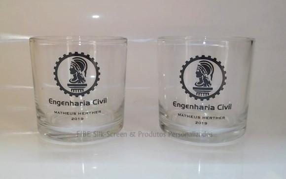 Copo de Vidro para Whisky Personalizado