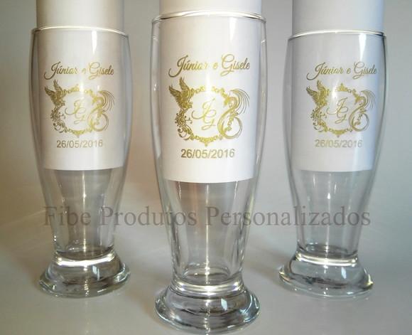Copo de Vidro Personalizado