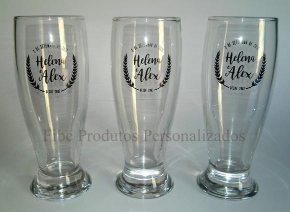 Copo de Vidro Personalizado