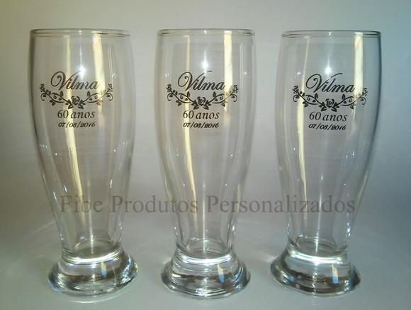 Copo de Vidro Personalizado