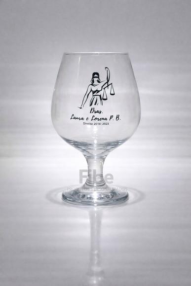 Taça de Vidro 330 ml Conhaque Personalizada