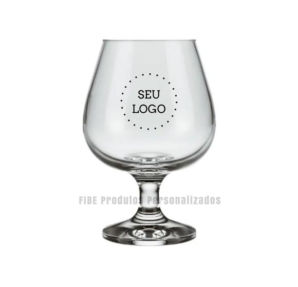 Taça de Vidro 330 ml Conhaque Personalizada