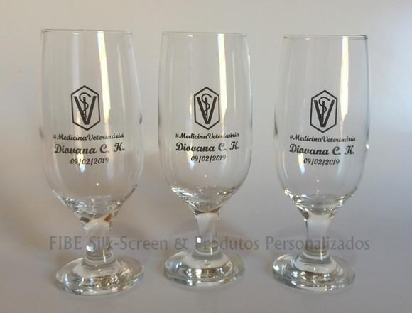 Taça de Vidro para Cerveja Personalizada