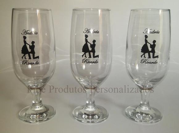Taça de Vidro Personalizada