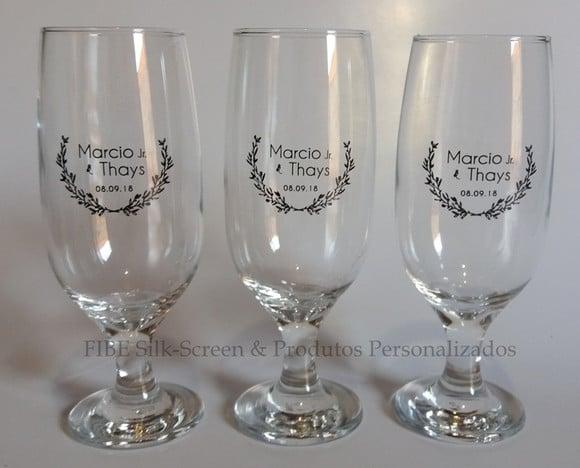 Taça de Vidro Personalizada