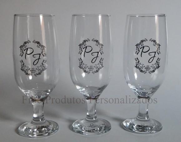 Taça de Vidro Personalizada