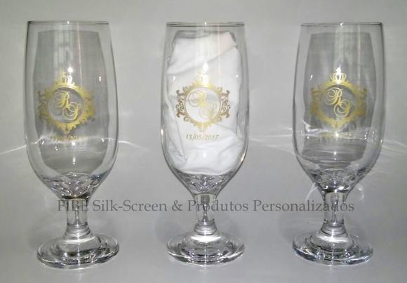Taça de Vidro Personalizada