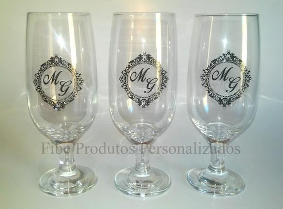Taça de Vidro Personalizada
