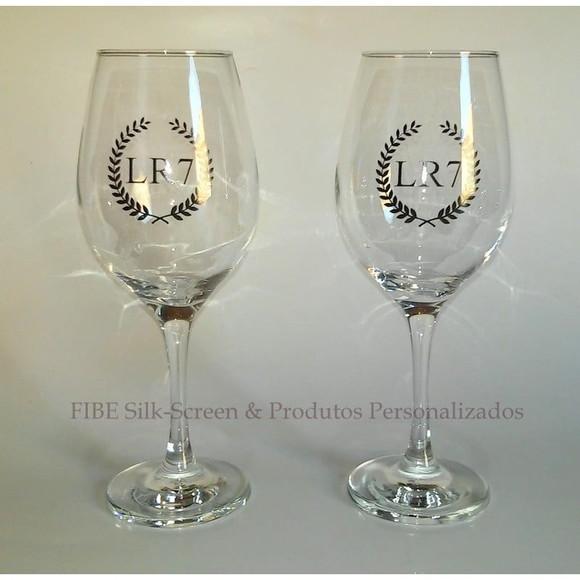 Taças de Vidro para Vinho Personalizadas