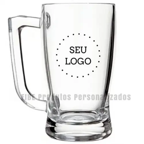 Caneca de Vidro Personalizada
