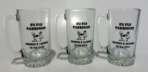 Caneca de Vidro Personalizada
