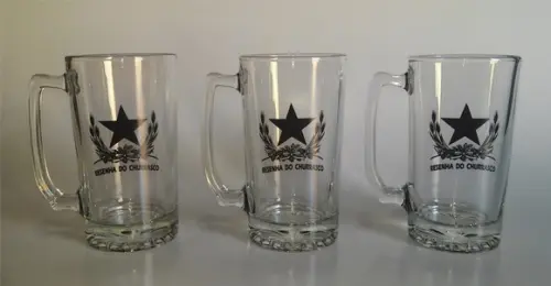 Caneca de Vidro Personalizada