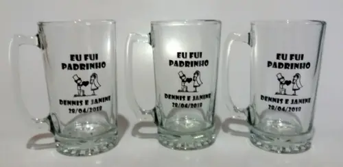 Caneca de Vidro Personalizada
