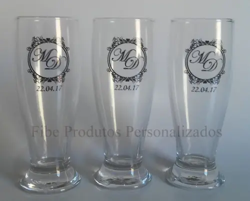 Copo de Vidro 300 ml Tulipa Munich Personalizado