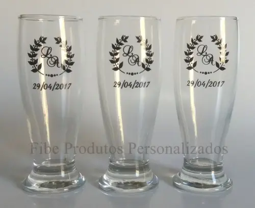 Copo de Vidro 300 ml Tulipa Munich Personalizado