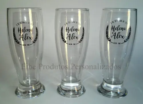 Copo de Vidro 300 ml Tulipa Munich Personalizado