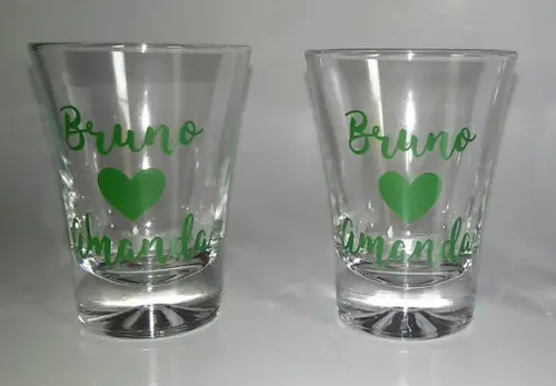 Copo de Vidro Dose Shot Personalizado