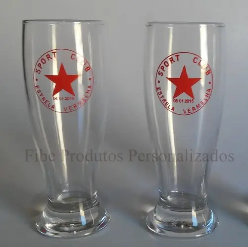 Copo de Vidro para Cerveja Personalizado
