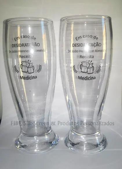 Copo de Vidro para Cerveja Personalizado