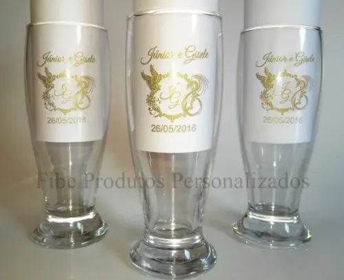 Copo de Vidro Personalizado
