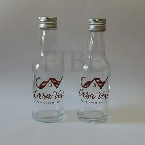 Garrafinha de Vidro 60 ml Personalizada