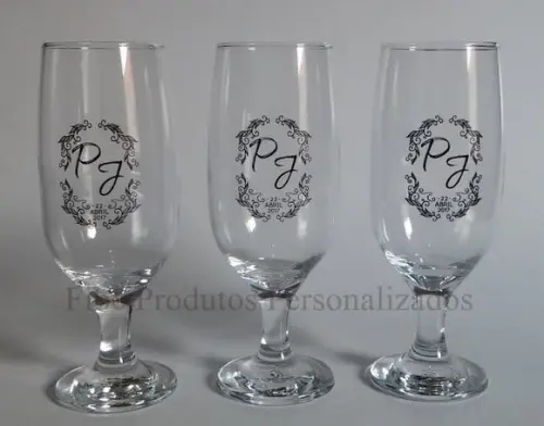 Taça de Vidro para Cerveja Personalizada