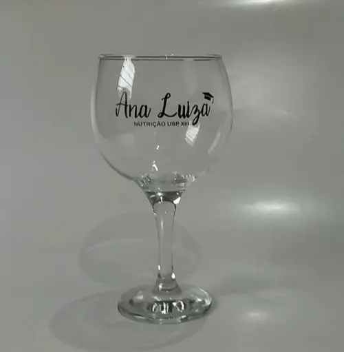 Taça de Vidro para Gin Personalizada