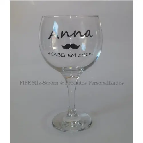 Taça de Vidro para Gin Personalizada