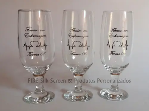 Taça de Vidro Personalizada