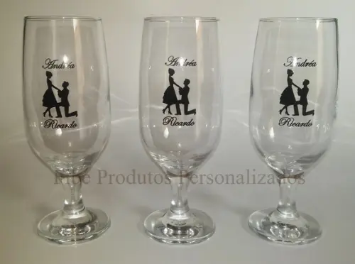 Taça de Vidro Personalizada