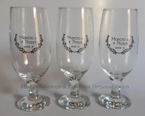 Taça de Vidro Personalizada