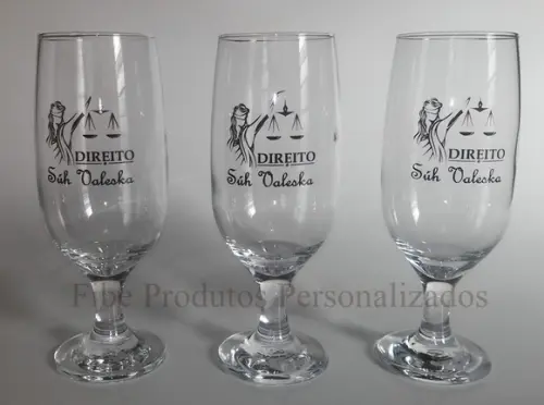 Taça de Vidro Personalizada