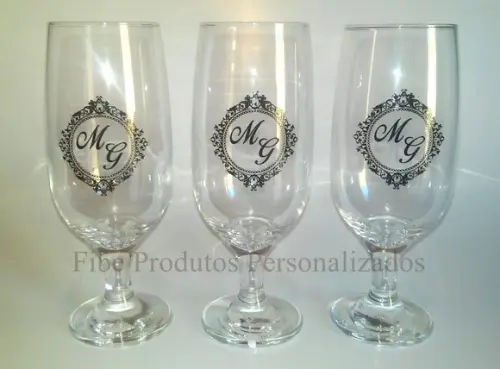 Taça de Vidro Personalizada