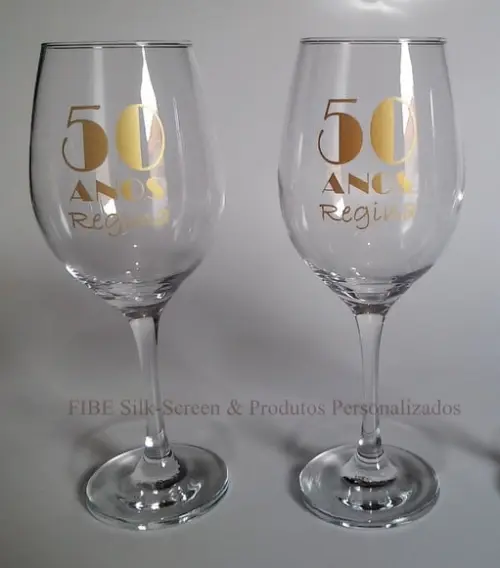 Taças de Vidro para Vinho Personalizadas