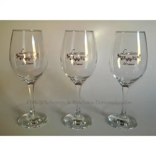 Taças de Vidro para Vinho Personalizadas