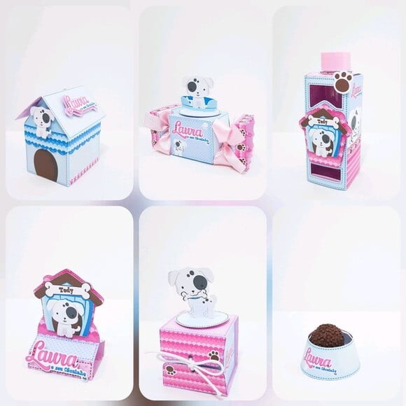 ARQUIVO CORTE KIT SILHOUETTE CACHORRINHO LUXO 2019