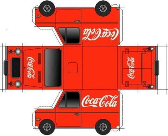ARQUIVO CORTE KIT SILHOUETTE CARRINHOS COCA COLA LUXO