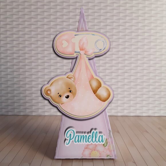 Arquivo Corte Kit Silhouette Chá de Bebe Menina
