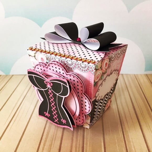 Arquivo Corte Kit Silhouette Chá de Lingerie