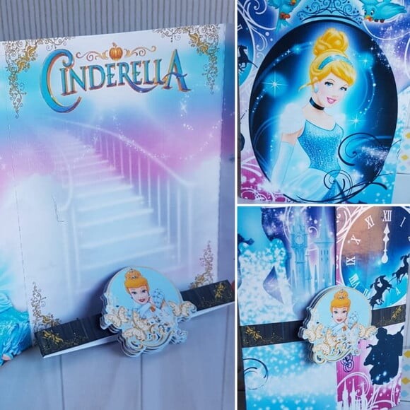 ARQUIVO CORTE KIT SILHOUETTE CINDERELLA LUXO 2019